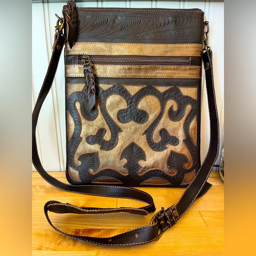 Artisan made Cut Out Crossbody